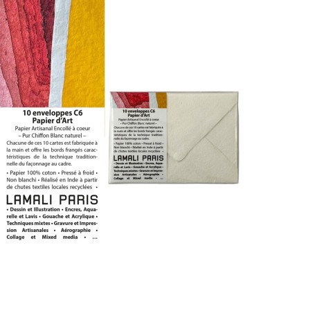 LLJ189 - Papier d'Art Env. C6